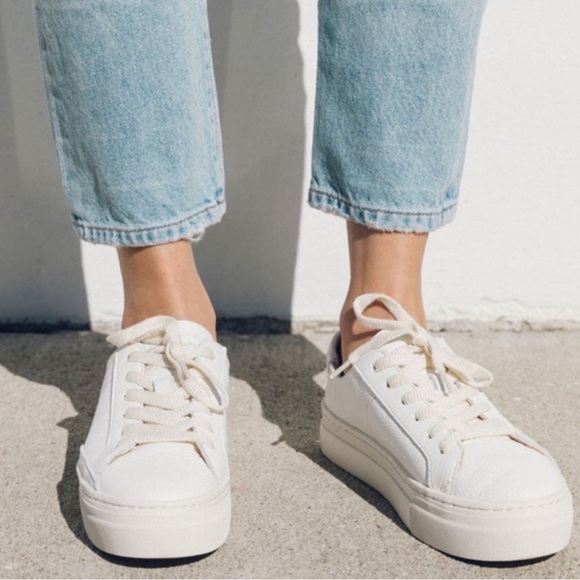 Soludos Ibiza platform sneaker white - Picture 1 of 8